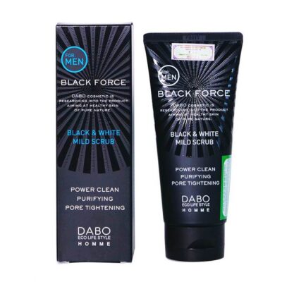 Sữa rửa mặt trắng da cho nam Dabo Black Force